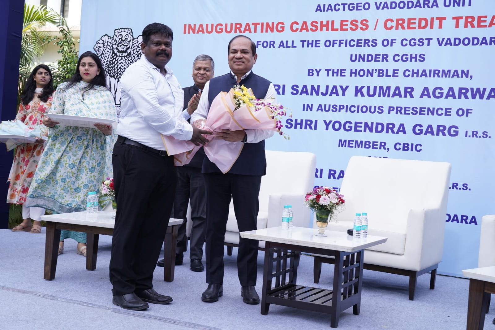 Inaugurating Cashless / Credit Treatment Facility